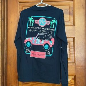 Simply Southern Jeep Logo Long Sleeve